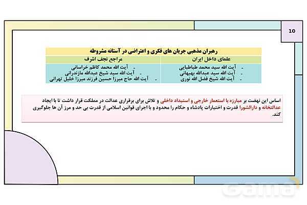 پاورپوینت تدریس درس 5: نهضت مشروطه ایران | کتاب درسی تاریخ دوازدهم انسانی- پیش نمایش