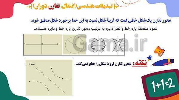 پاورپوینت آموزشی فصل 4 ریاضی هفتم: هندسه و استدلال- پیش نمایش