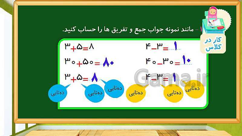 پاورپوینت آموزش فصل دوم ریاضی دوم ابتدایی: جمع و تفریق اعداد دو رقمی - پیش نمایش