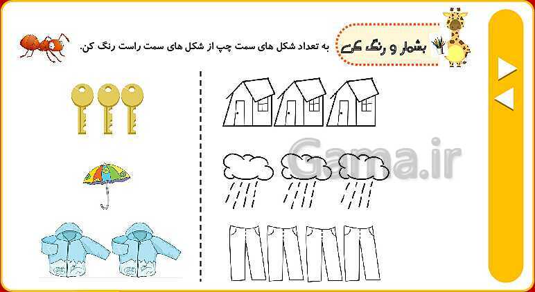 پاورپوینت انیمیشن سازی شده تم 2 ریاضی اول ابتدایی- پیش نمایش