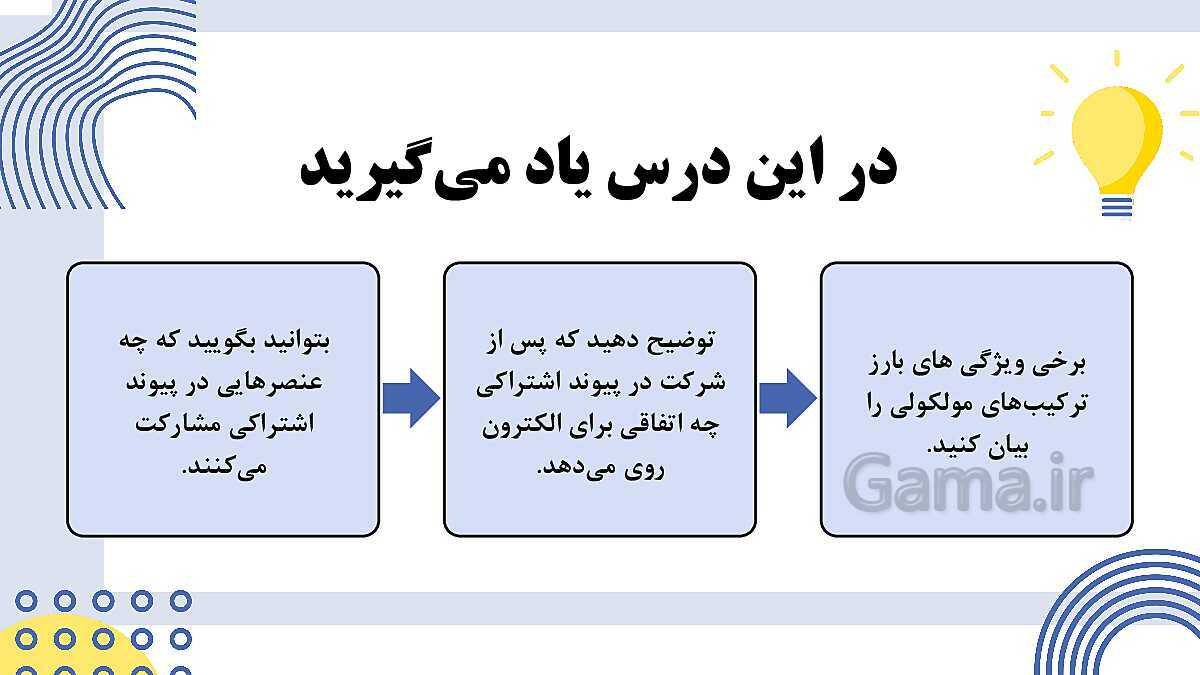 پاورپوینت فصل 2: پیوندهای یونی و اشتراکی | علوم پایه‌ی نهم- پیش نمایش