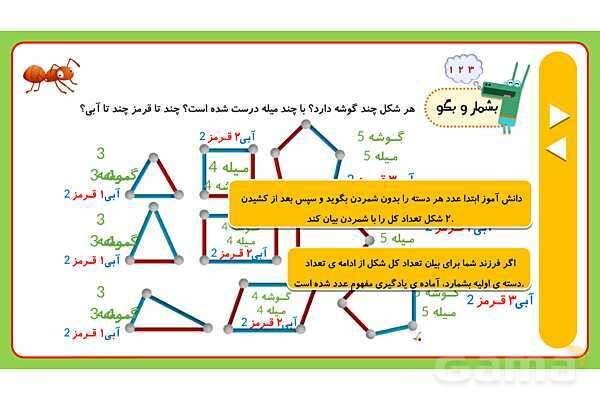 پاورپوینت انیمیشن سازی شده تم 4 ریاضی اول ابتدایی- پیش نمایش