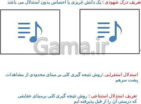 پاورپوینت حل فعالیت، کار در کلاس و تمرین‌های فصل سوم ریاضی نهم: استدلال و اثبات در هندسه- پیش نمایش