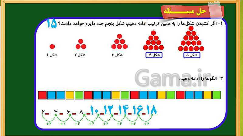 پاورپوینت آموزش فصل سوم ریاضی دوم ابتدایی: اشکال هندسی - پیش نمایش