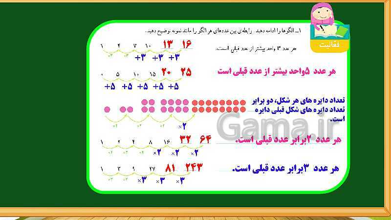 پاورپوینت آموزش فصل 1 ریاضی چهارم ابتدایی: اعداد و الگوها- پیش نمایش