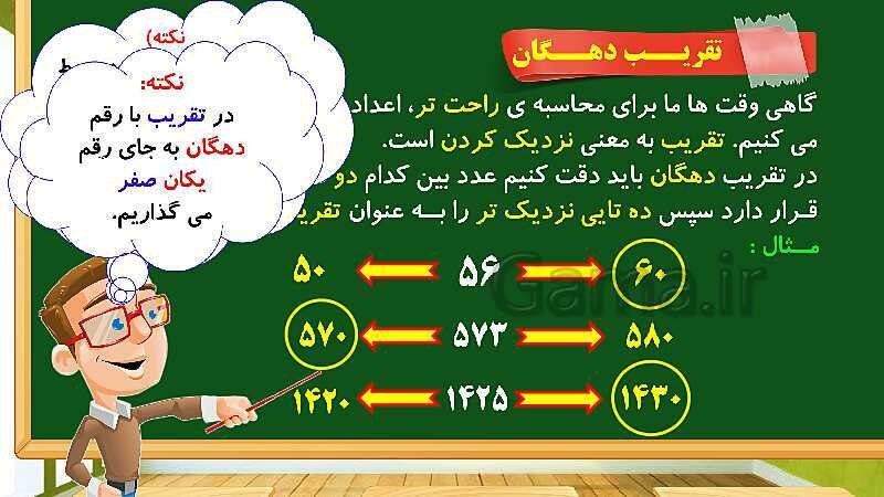 پاورپوینت آموزش فصل 3 ریاضی چهارم دبستان: ضرب و تقسیم - پیش نمایش