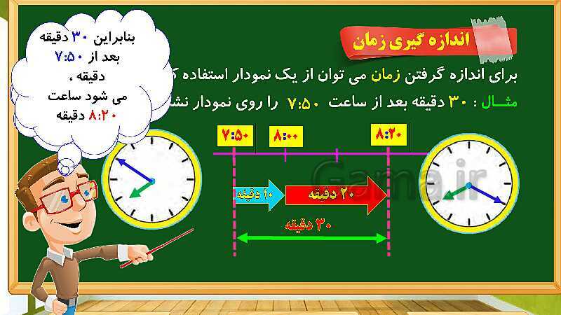 پاورپوینت آموزش فصل 4 ریاضی چهارم دبستان: اندازه گیری - پیش نمایش