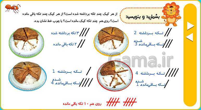  پاورپوینت انیمیشن سازی شده تم 7 ریاضی اول ابتدایی- پیش نمایش