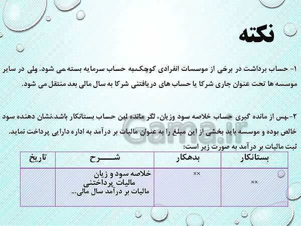 پاورپوینت تدریس فصل 6: بستن حساب‌ها و انتقال به سال مالی جدید | مهارت کمک حسابدار پایه دهم رشته حسابداری مالی - پیش نمایش