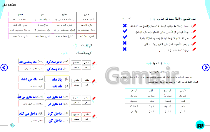 پاورپوینت آموزش عربی دهم (دروس نیمسال اول)  | درس 1 تا 4- پیش نمایش