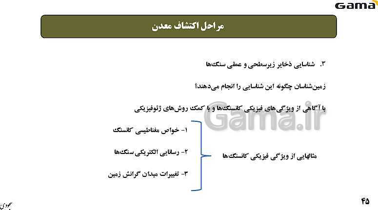 پاورپوینت فصل 2: منابع معدنی و ذخایر انرژی، زیربنای تمدن و توسعه | زمین شناسی یازدهم (چاپ 1403)- پیش نمایش