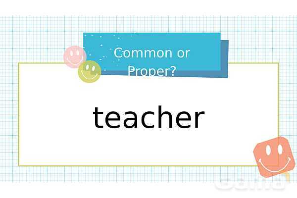 Common or proper nouns - پیش نمایش