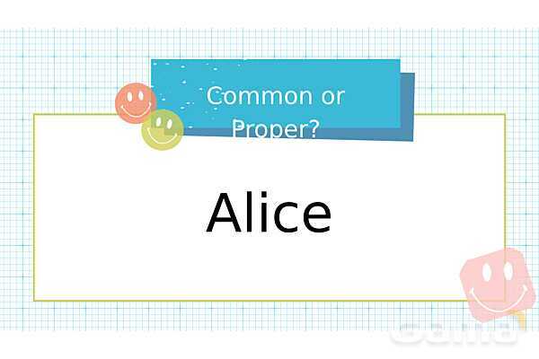 Common or proper nouns - پیش نمایش