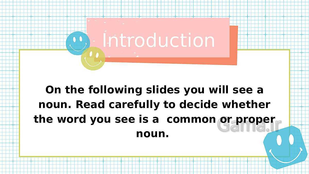 Common or proper nouns - پیش نمایش