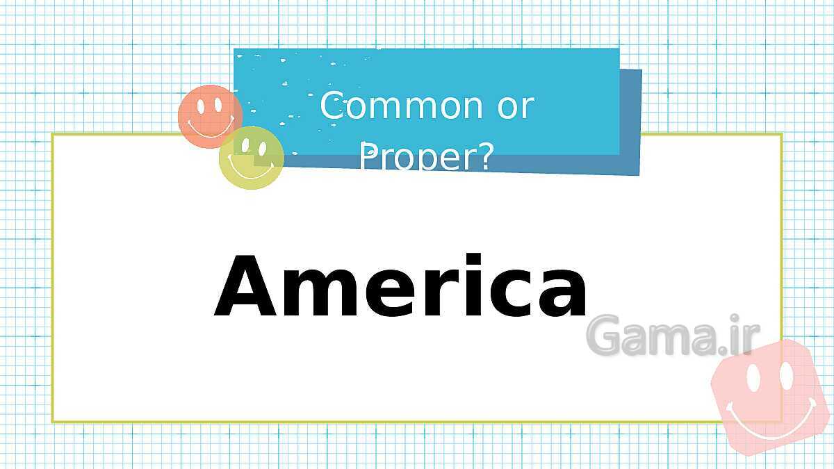 Common or proper nouns - پیش نمایش