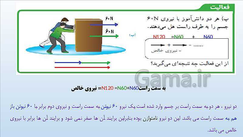 پاورپوینت تدریس فصل 5 علوم نهم (نیرو)- پیش نمایش