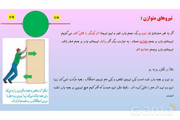 پاورپوینت تدریس فصل 5 علوم نهم (نیرو)- پیش نمایش
