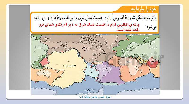 پاورپوینت تدریس فصل 6 علوم نهم (زمین ساخت ورقه ای)- پیش نمایش