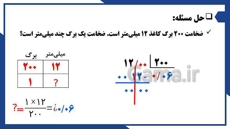 پاورپوینت فصل 3 ریاضی ششم دبستان | اعداد اعشاری- پیش نمایش