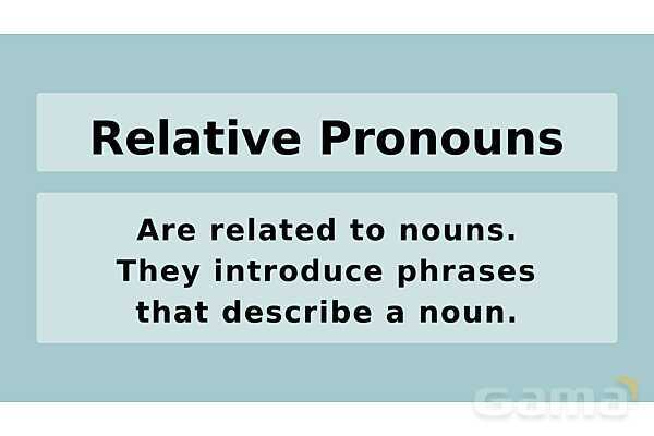 Relative Clauses and Pronouns- پیش نمایش