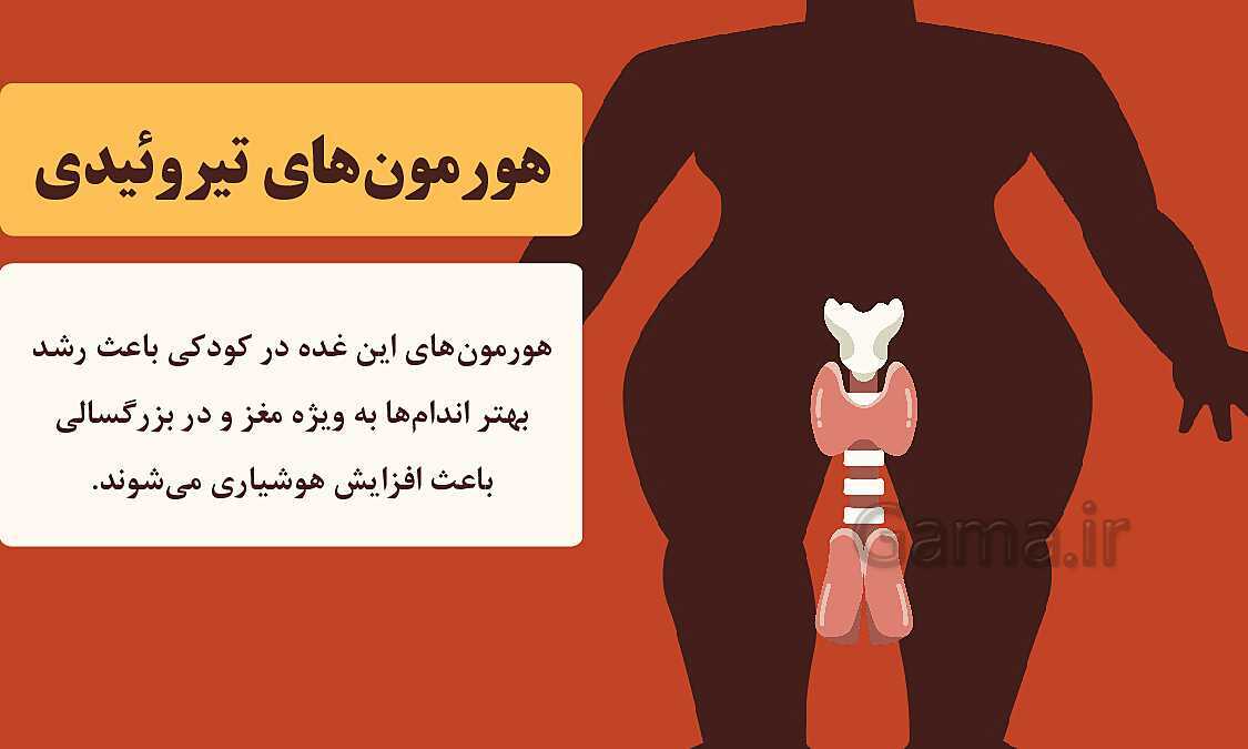 پاورپوینت آموزشی فصل 6: تنظیم هورمونی | علوم هشتم- پیش نمایش