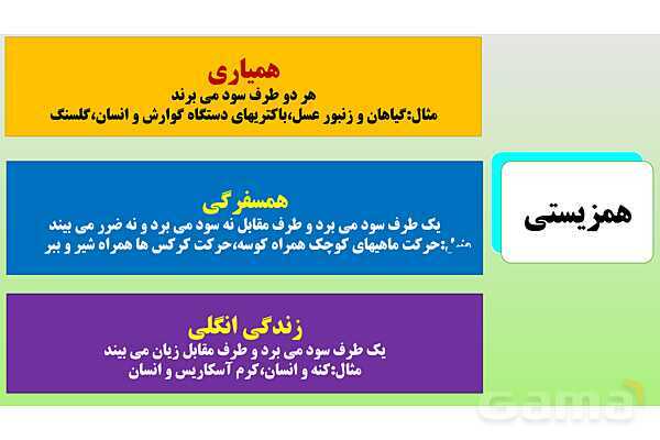 پاورپوینت تدریس مفهومی علوم تجربی نهم | فصل 15: با هم زیستن- پیش نمایش