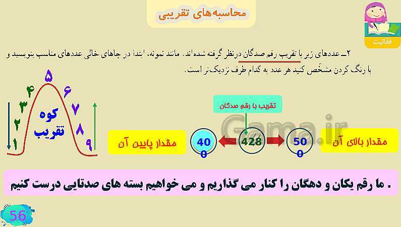 پاورپوینت فصل سوم ضرب و تقسیم قسمت 4 محاسبه ی تقریبی- پیش نمایش