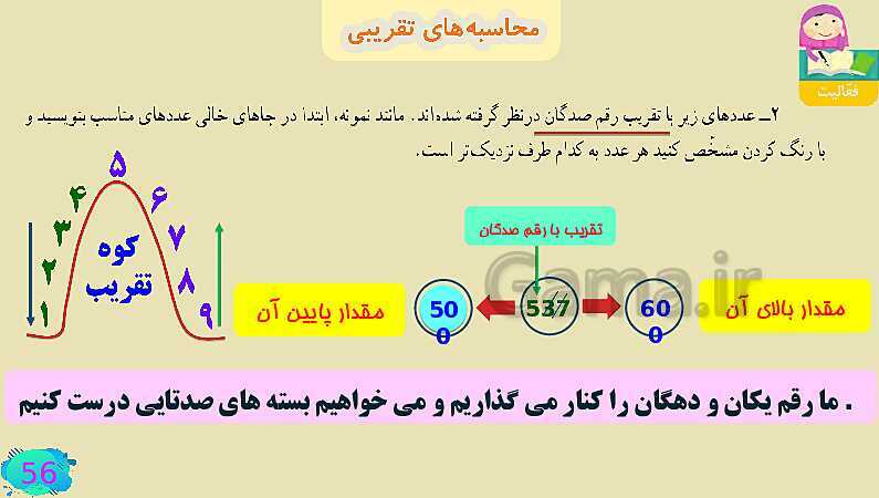 پاورپوینت فصل سوم ضرب و تقسیم قسمت 4 محاسبه ی تقریبی- پیش نمایش