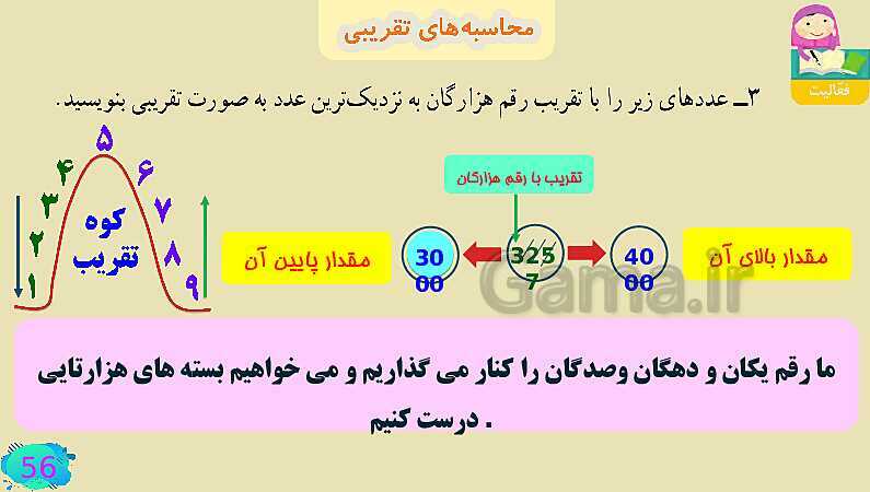 پاورپوینت فصل سوم ضرب و تقسیم قسمت 4 محاسبه ی تقریبی- پیش نمایش