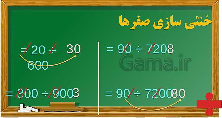 پاورپوینت فصل سوم ضرب و تقسیم قسمت 4 محاسبه ی تقریبی- پیش نمایش