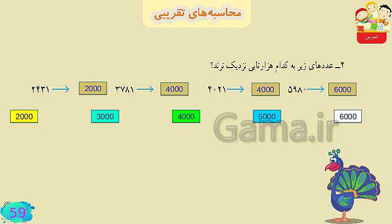 پاورپوینت فصل سوم ضرب و تقسیم قسمت 4 محاسبه ی تقریبی- پیش نمایش