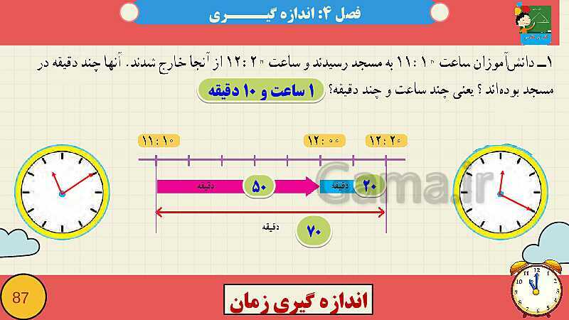 پاورپوینت فصل چهارم اندازه گیری قسمت 4 اندازه گیری زمان- پیش نمایش