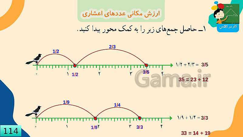 پاورپوینت فصل 5 عدد مخلوط و عدد اعشاری قسمت 5 ارزش مکانی عدد اعشاری- پیش نمایش