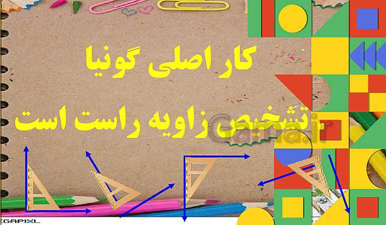 پاورپوینت فصل 6 شکل های هندسی قسمت 1 حل مسئله- پیش نمایش