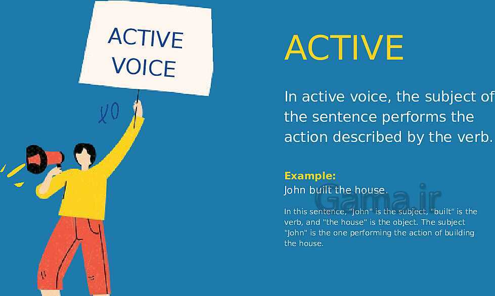 ACTIVE VOICE VS PASSIVE VOICE- پیش نمایش