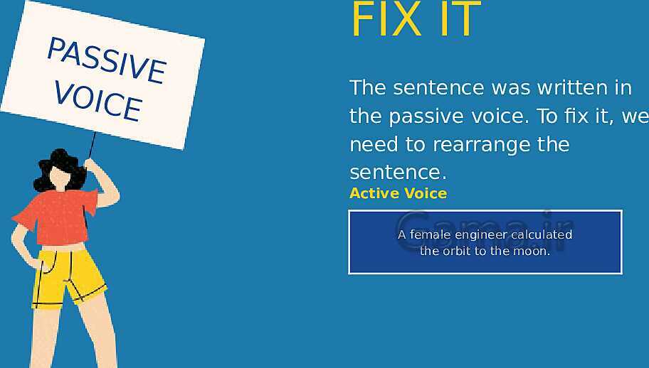 ACTIVE VOICE VS PASSIVE VOICE- پیش نمایش