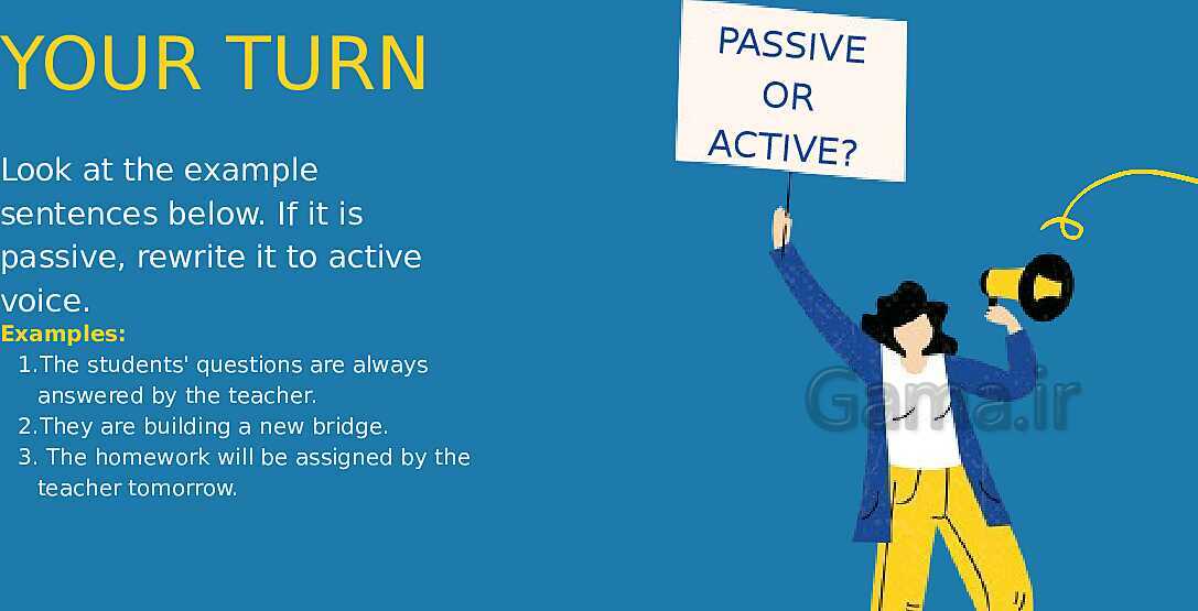 ACTIVE VOICE VS PASSIVE VOICE- پیش نمایش