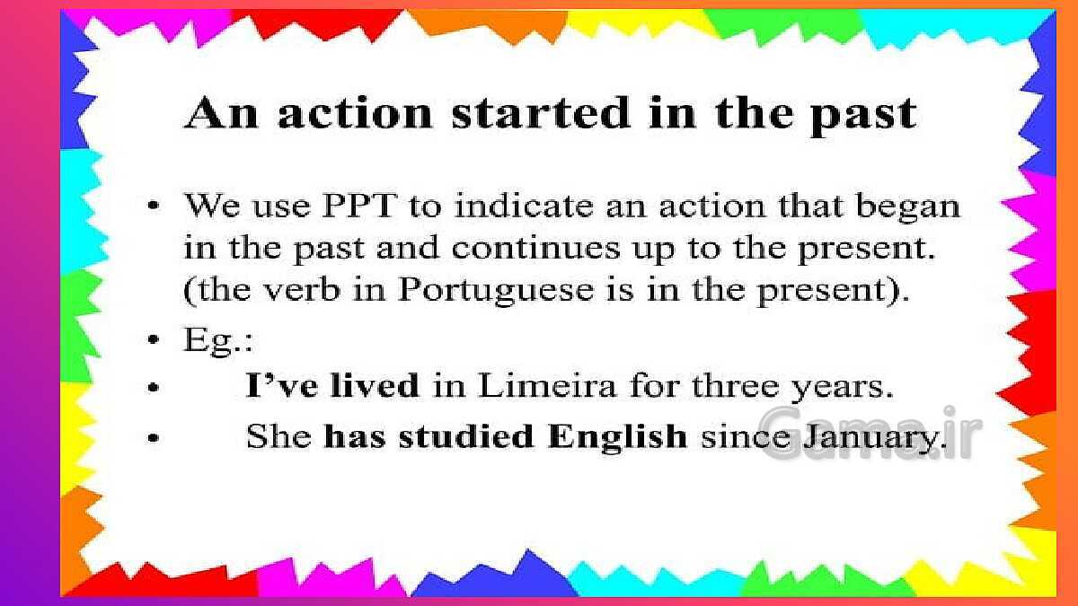 Present perfect tense - پیش نمایش