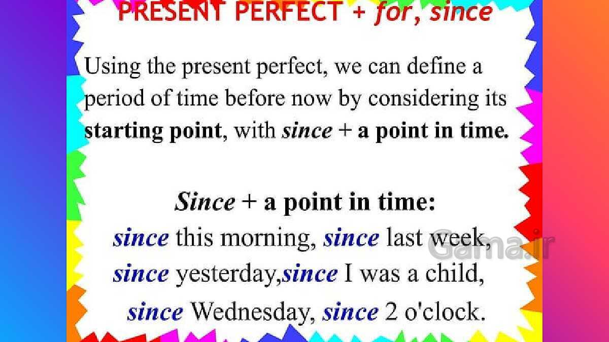 Present perfect tense - پیش نمایش