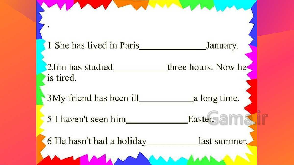 Present perfect tense - پیش نمایش