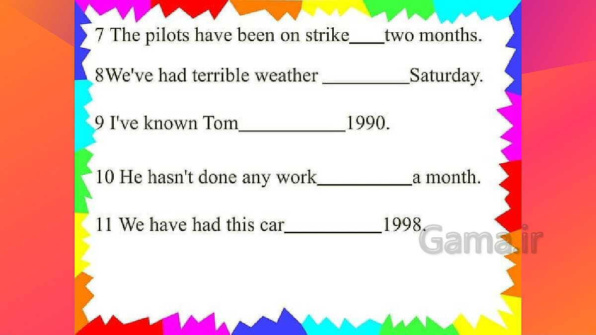 Present perfect tense - پیش نمایش