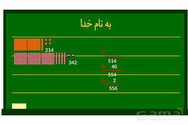 پاورپوینت آموزش جمع و تفریق اعداد سه رقمی به روش فرایندی- پیش نمایش