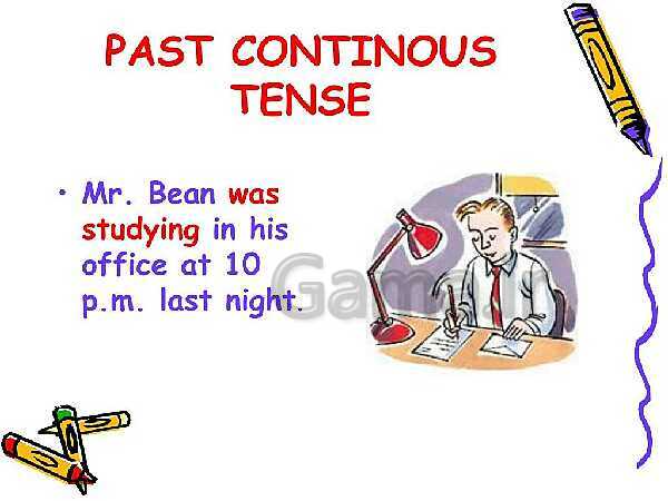 Past contentious tense and simple past - پیش نمایش