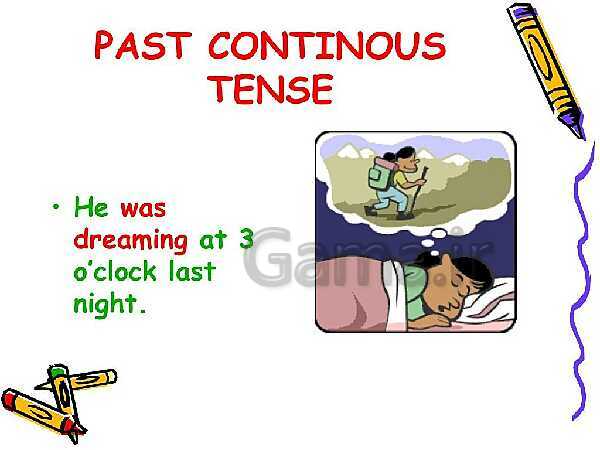 Past contentious tense and simple past - پیش نمایش