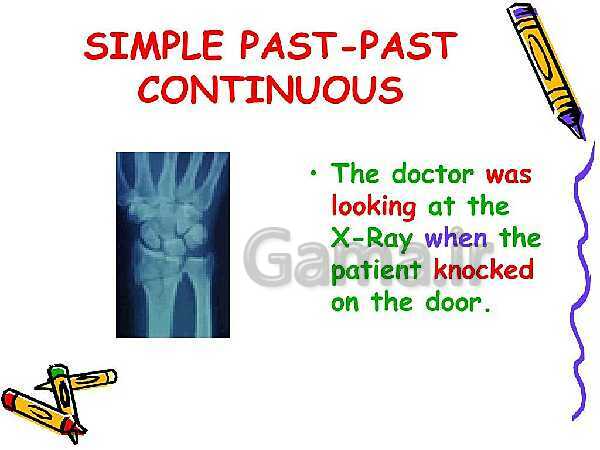 Past contentious tense and simple past - پیش نمایش