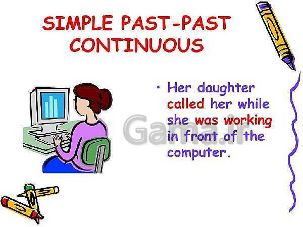 Past contentious tense and simple past - پیش نمایش