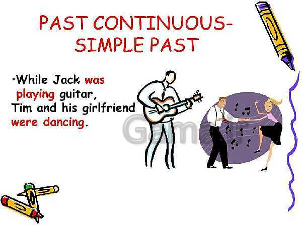 Past contentious tense and simple past - پیش نمایش