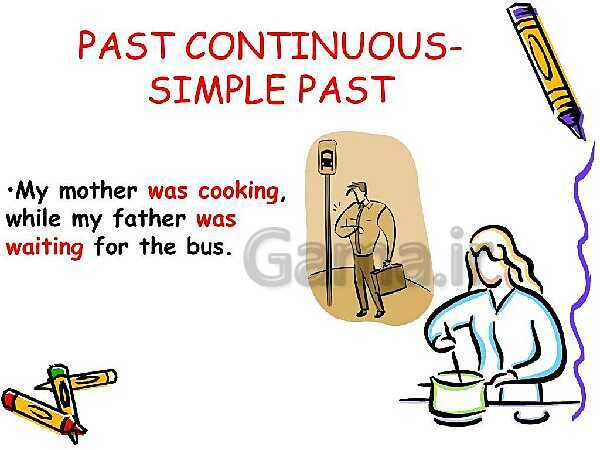 Past contentious tense and simple past - پیش نمایش