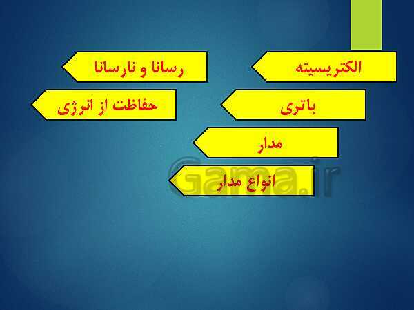 پاورپوینت علوم تجربی چهارم دبستان | درس 4: انرژی الکتریکی- پیش نمایش