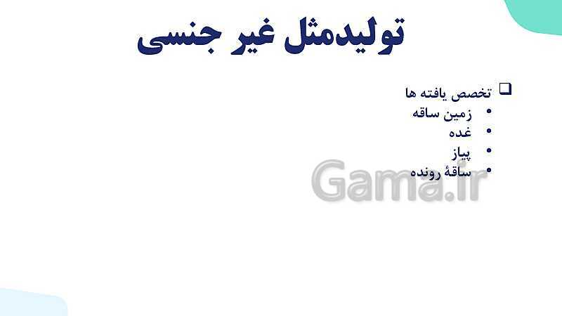 آموزش فصل هشتم: تولید مثل نهان دانگان | زیست شناسی یازدهم- پیش نمایش